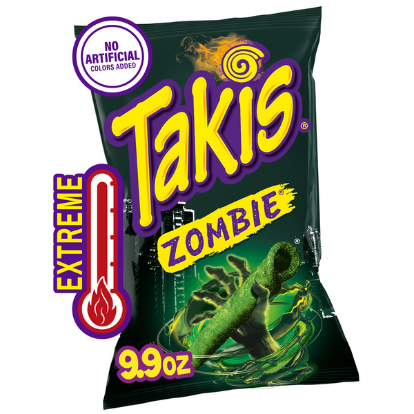 Takis Zombie 9.9 oz Sharing Size Bag, Habanero & Cucumber Flavored