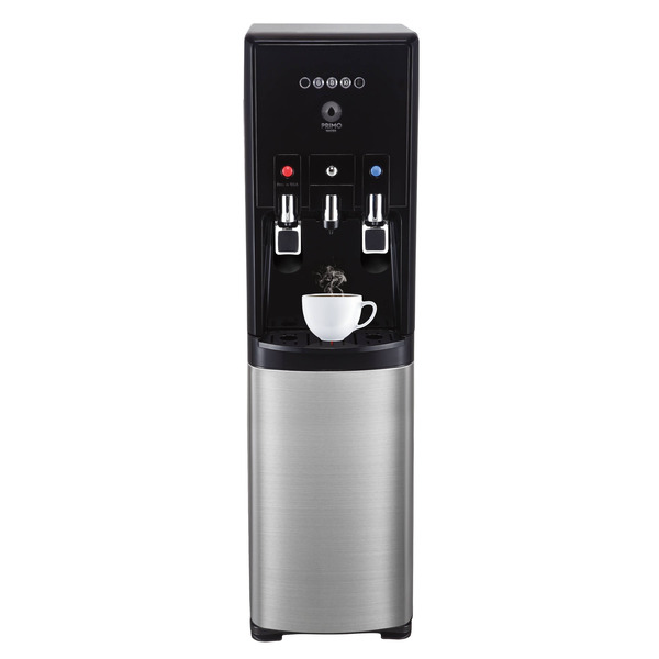 Primo 5-Gallon Bottom Load hTrio Single-Serve Coffee Maker Stainless steel Water cooler