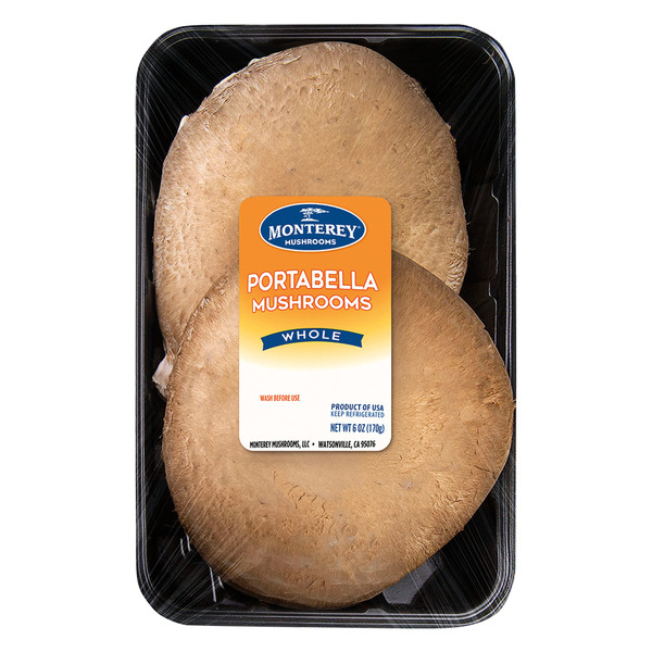 Portabella Cap Mushrooms, Package