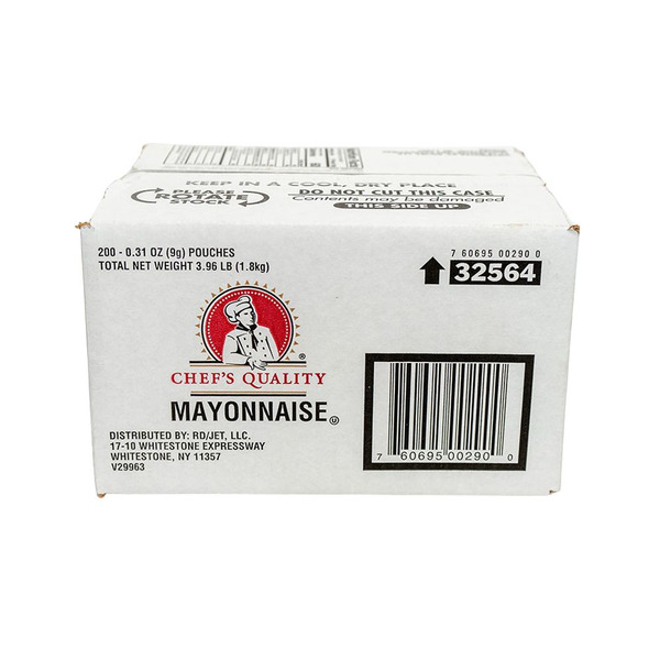Chef's Quality - Mayonnaise Packets - 200 ct