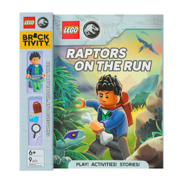 LEGO Jurassic World Raptors on the Run Bricktivity Building Set, 9 Piece