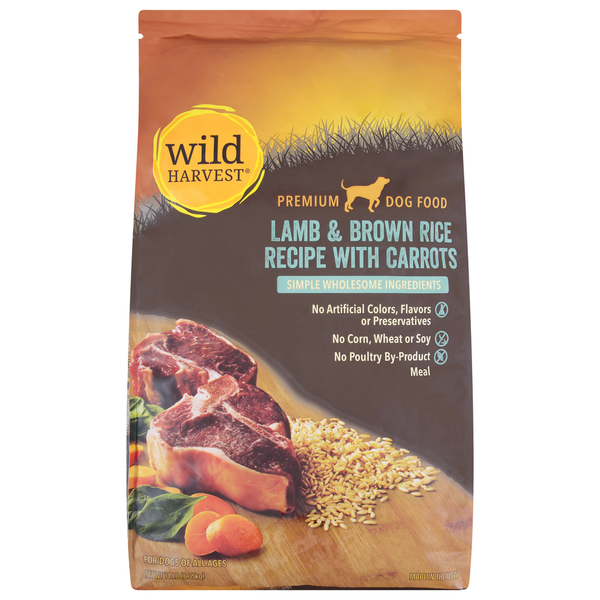 Wild Harvest Premium For Dogs of all Ages Lamb & Brown Rice Recipe