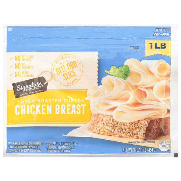 Signature SELECT Chicken Breast, Oven Roasted Cured, Deli Thin Slice