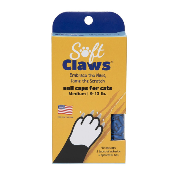 Soft Claws Cat Nail Caps - Blue