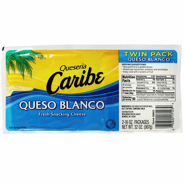 Queseria Caribe Queso Blanco, 16 oz, 2-count