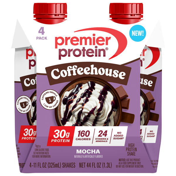 Premier Protein Coffeehouse Mocha High Protein Shake Same-Day