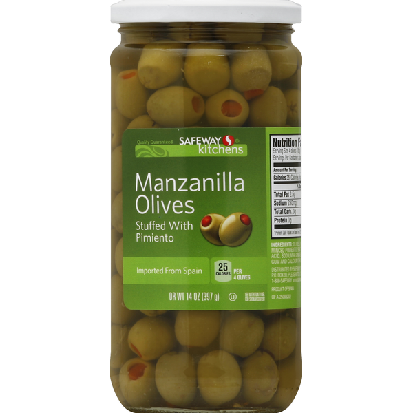 SIGNATURE SELECTS Olives, Manzanilla, Stuffed with Pimientos
