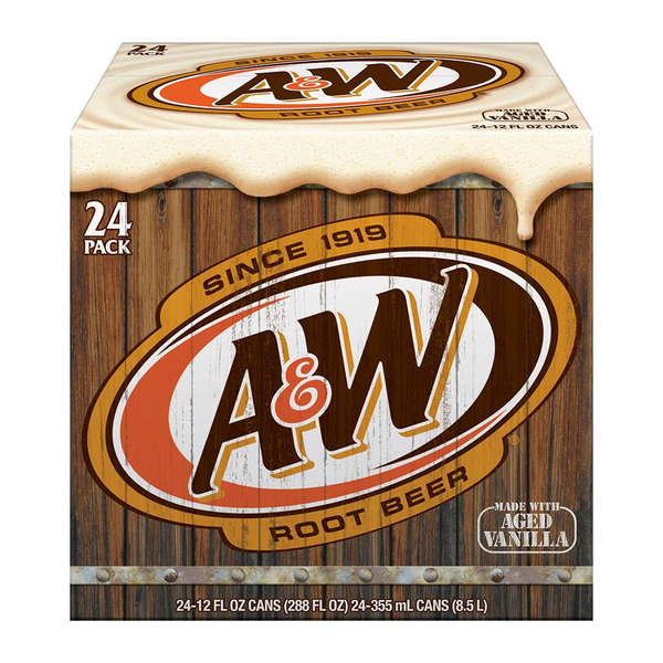 A&W - Cream Soda - 24/12 oz