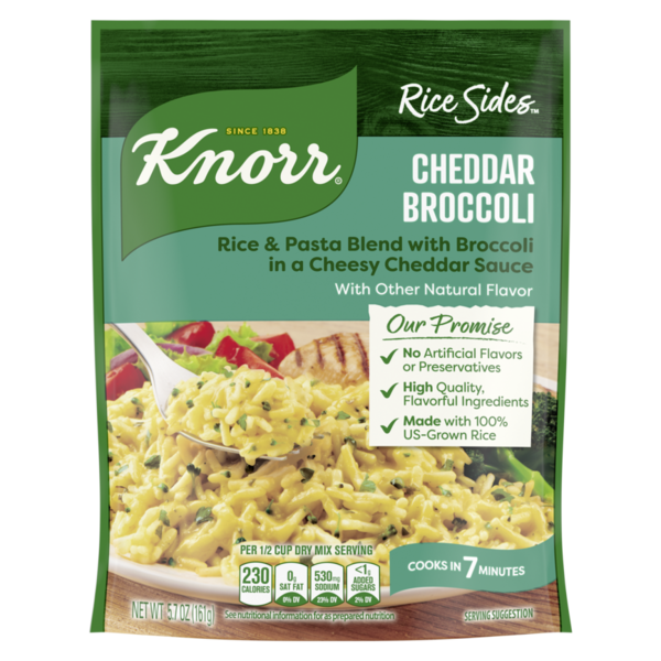 Knorr Rice Sides Cheddar Broccoli Mix