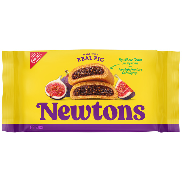 NEWTONS Soft Baked Real Fruit Fig Bars, Fig Cookies 10 oz