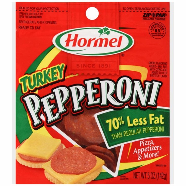 Hormel Turkey Pepperoni (5 oz) from HEB Instacart