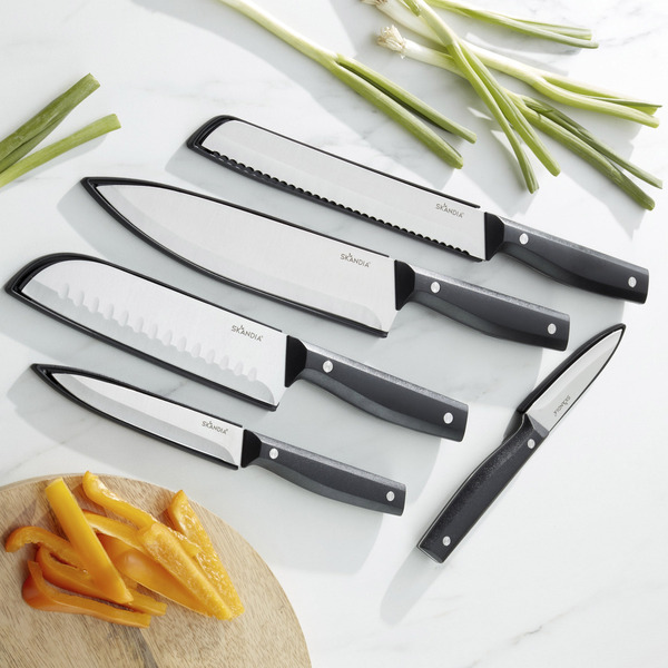 Skandia 5 Piece Knife Set With Sheaths