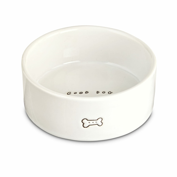 Every Yay 1-Cup Good Dog Ceramic Dog Bowl