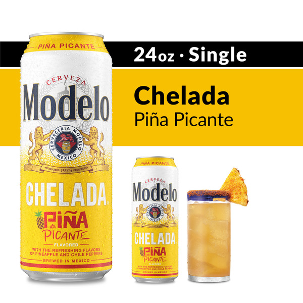 Modelo Chelada Piña Picante Mexican Import Flavored Beer Can Same