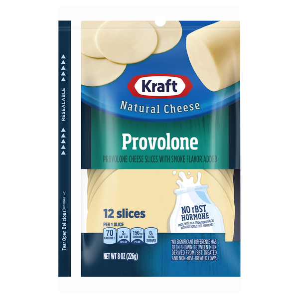 Kraft Provolone Cheese Slices