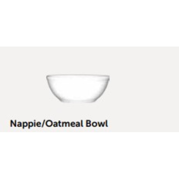 Tableware - Nappie/Oatmeal Bowl, 12.5 oz, 1 Dz