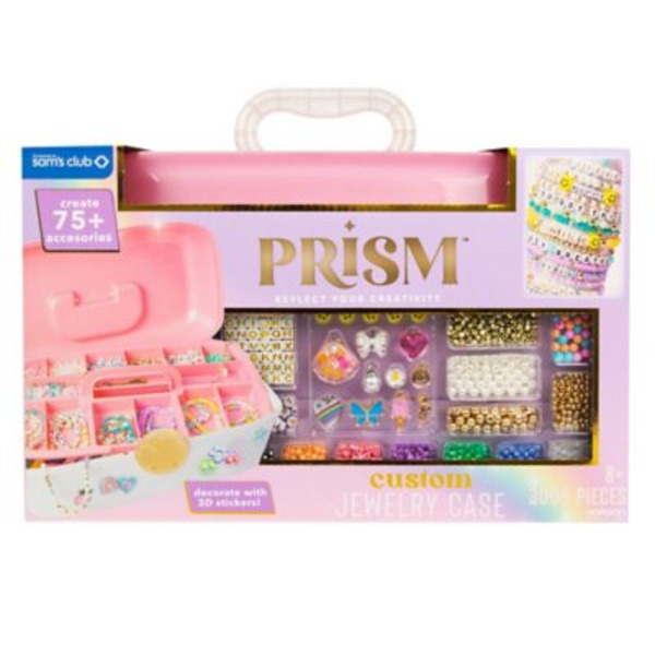 Prism Custom Jewelry Case 300+ Piece Playset - Pink Same-Day