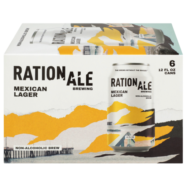 Rationale Brewing Non-Alcoholic Mexican Cerveza 6 Pack Cans