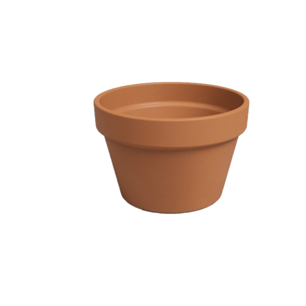 Artevasi 8.25-in W x 8.31-in L x 5.67-in H Terracotta Terracotta Round Indoor Planter