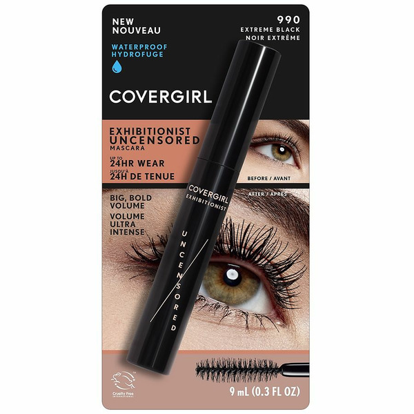 Walgreens COVERGIRL Mascara, Uncensored, Extreme Black 990 SameDay