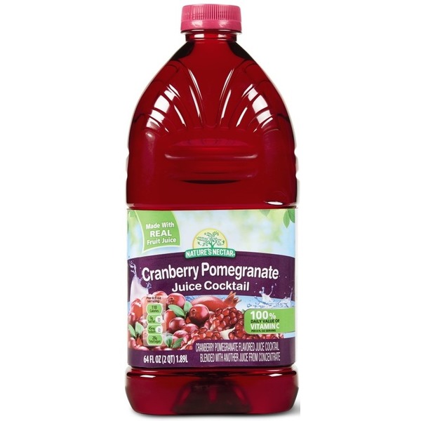 Nature's Nectar Cranberry Pomegranate Juice Cocktail (64 fl oz) from
