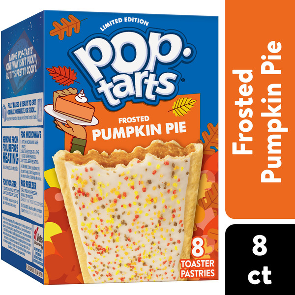 Pop-Tarts Frosted Pumpkin Pie Toaster Pastries, Breakfast Foods