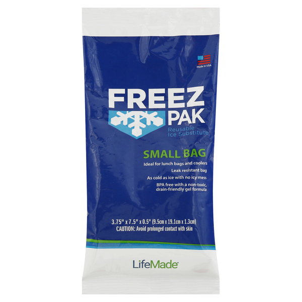 Freez Pak Ice Substitute, Reusable, Small Bag Same-Day Delivery or