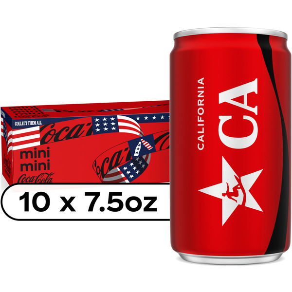 Coca Cola Zero Sugar Soda Fridge Pack Mini Cans Same-Day Delivery