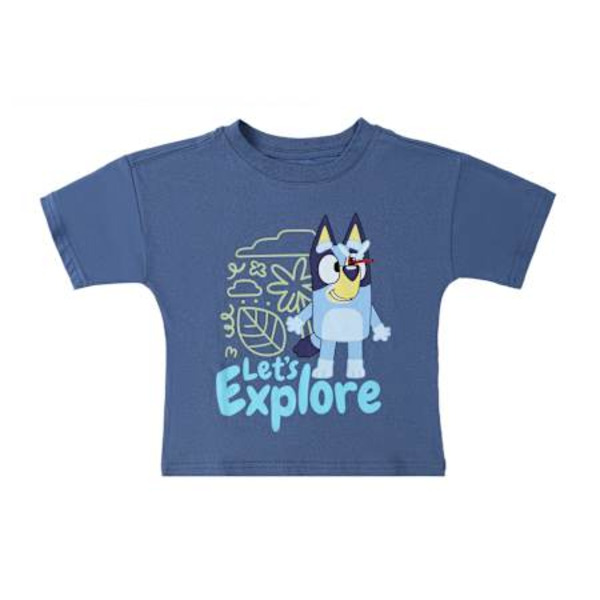 Bluey Kids' Let's Explore Graphic Tee