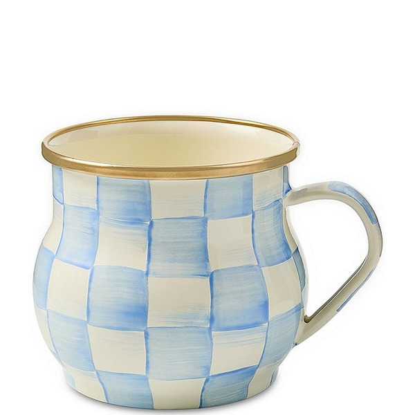 Mac Kenzie-Childs Check Enamel Mug