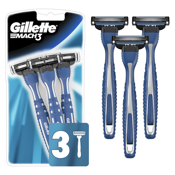 Gillette Mach3 Men's Disposable Razors Same-Day Delivery or Pickup