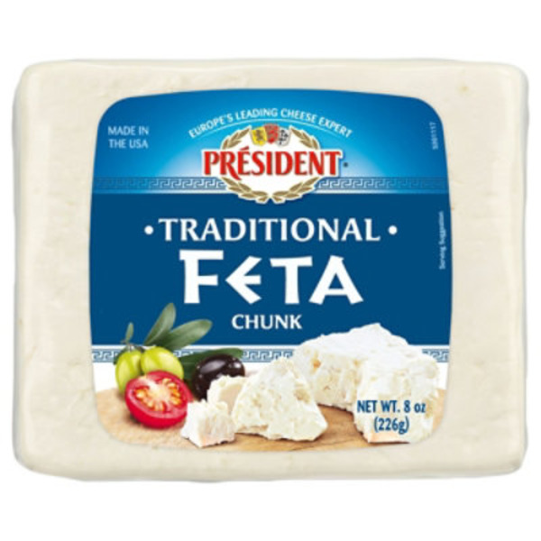 President PLAIN FETA CHUNK
