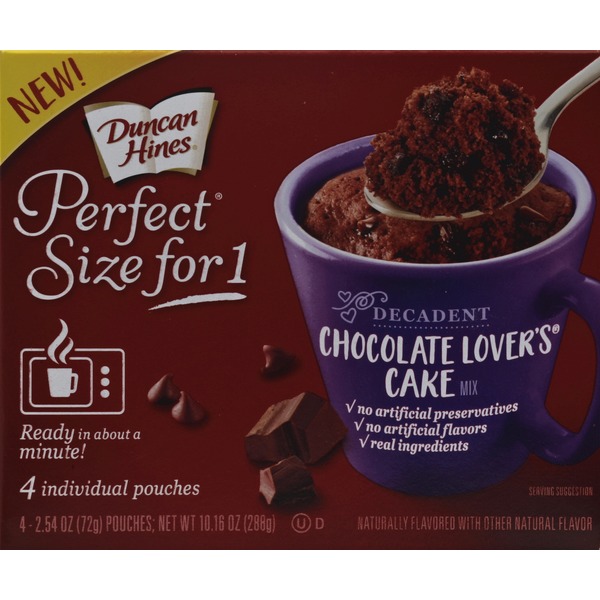 Duncan Hines Cake Mix, Chocolate Lover's (4 each) Instacart