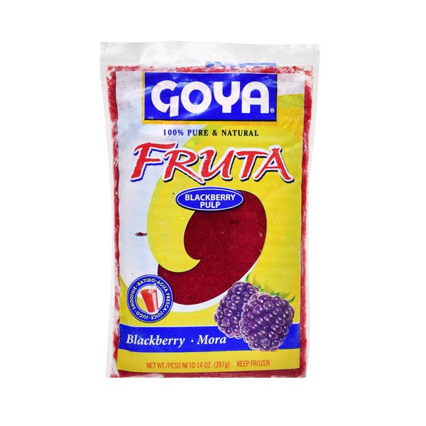 Goya Blackberry Fruit Pulp, Frozen