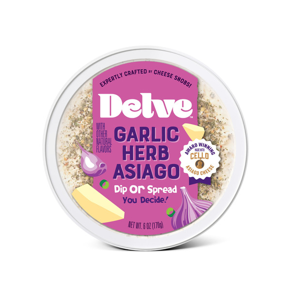 Delve Garlic Herb Asiago Dip Or Spread