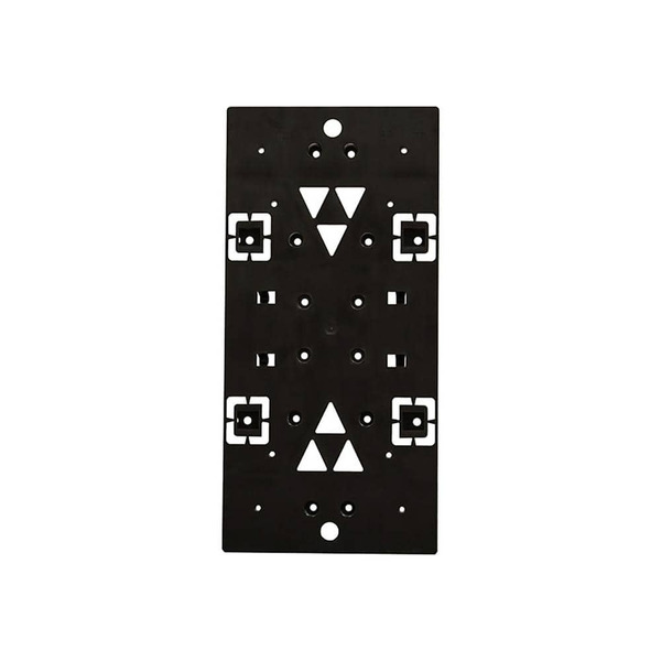 Architectural Mailboxes Plastic Mailbox Mounting Board, Black