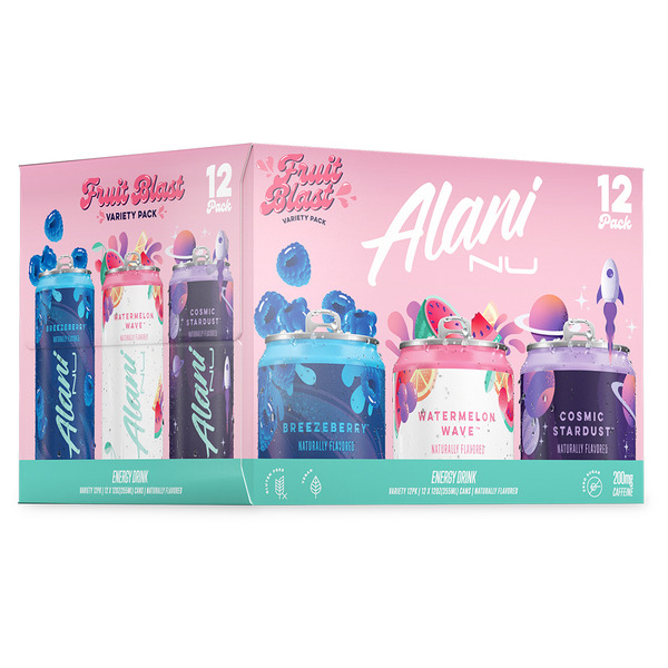 【Amina Amami】3箱セントラヴィ ENEW Active Bu Alani Nu Energy Drink Fruit Blast Variety Pack Same-Day Delivery