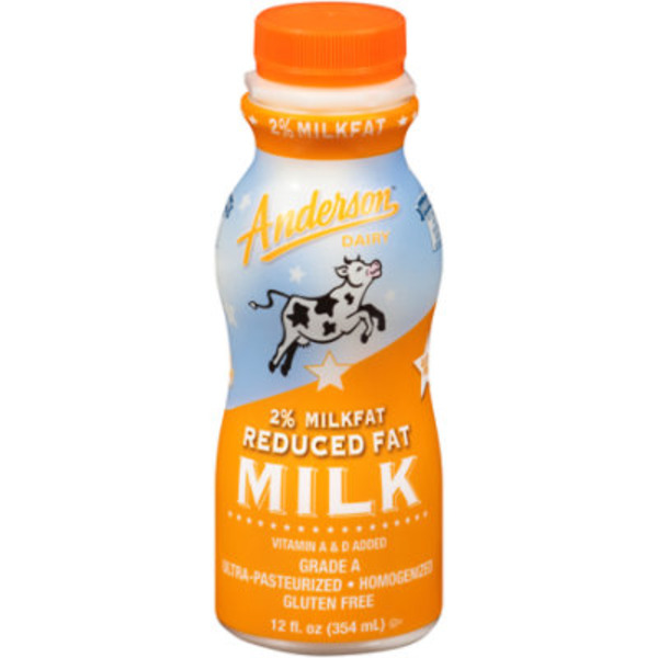 Anderson Dairy Dairy 2% Milkfat Reduced Fat Milk