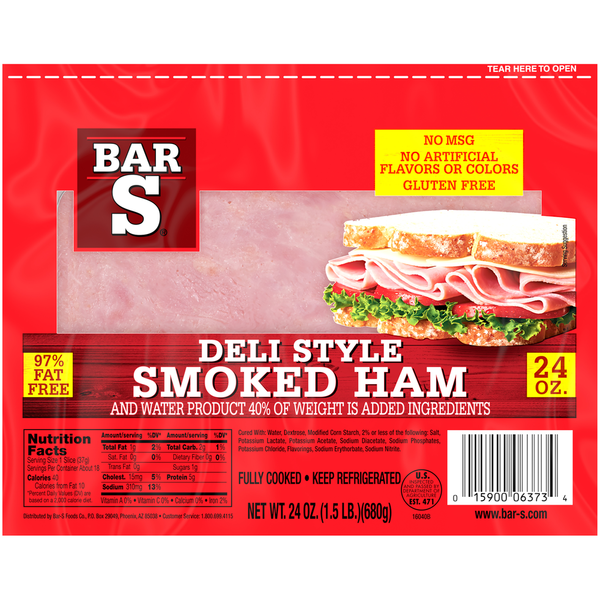 Bar-S Deli Style Smoked Ham