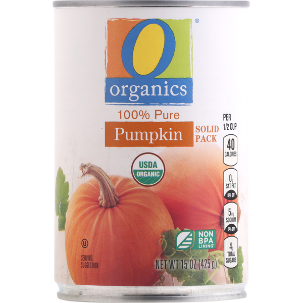 O Organics Pumpkin 100% Pure Organic Solid