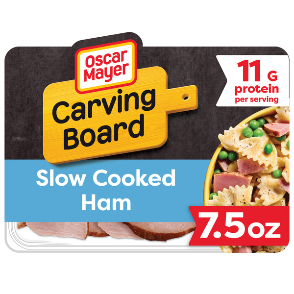 Oscar Mayer Carving Board Slow Cooked Ham Sliced Deli Sandwich Lunch Meat