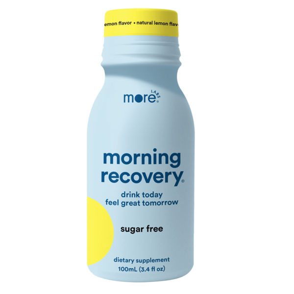 More Labs Morning Recovery, Pre Alcohol Drink, Sugar Free Lemon
