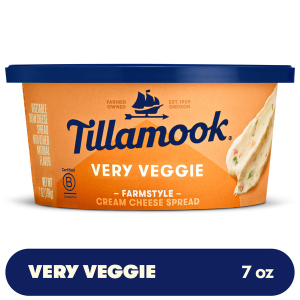 Tillamook Very Veggie Cream Cheese Spread, 7oz