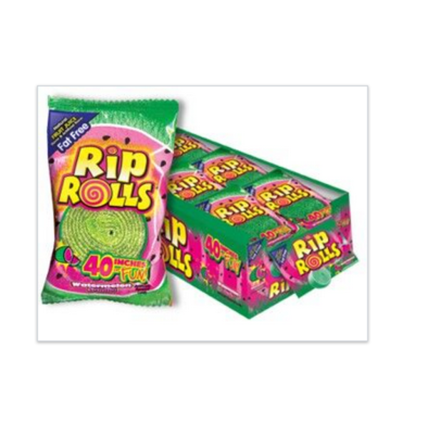 Sour Rip Roll - Watermelon - 24 Ct