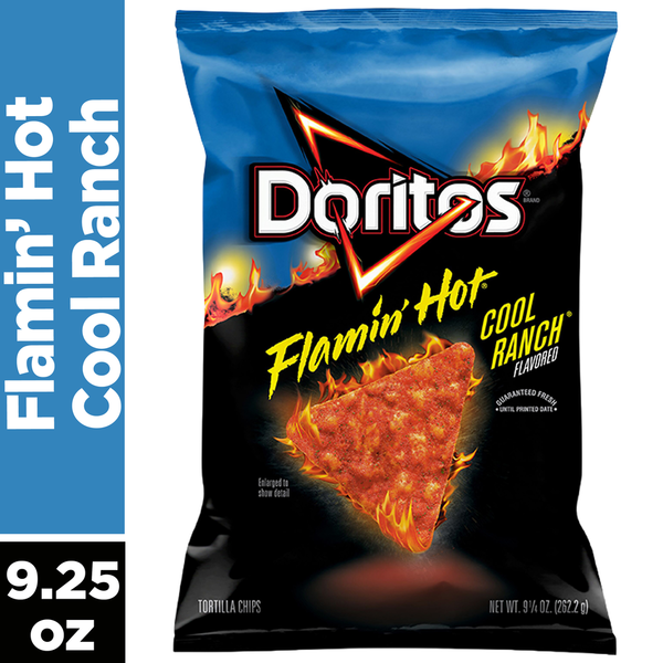 Doritos Tortilla Chips Flamin' Hot Cool Ranch Flavor Same-Day
