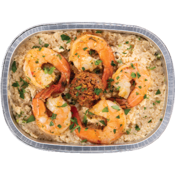 Sprouts Citrus Shrimp With Cheesy Cauliflower Rice