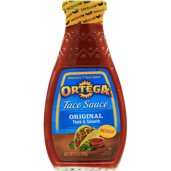 Ortega Taco Sauce, Original, Medium (8 oz) Instacart