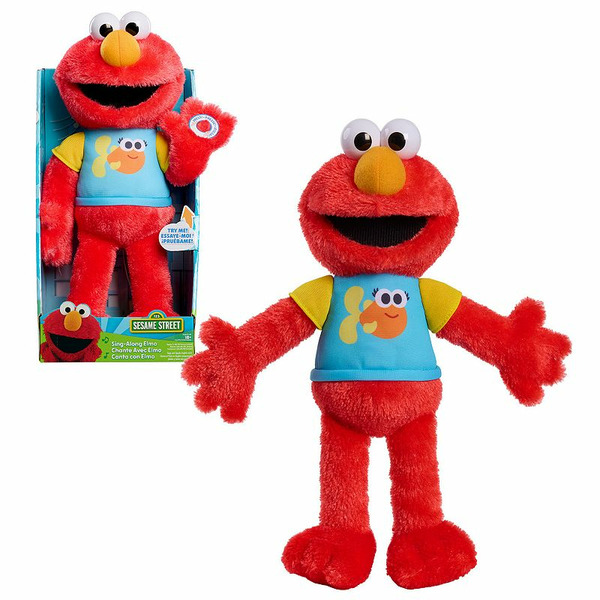 Sesame Street Sing-Along Plush Elmo Officially Licensed Kids' Toys