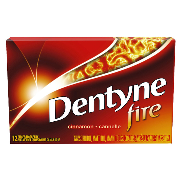 Dentyne Fire Cinnamon Chewing Gum Single (Case)