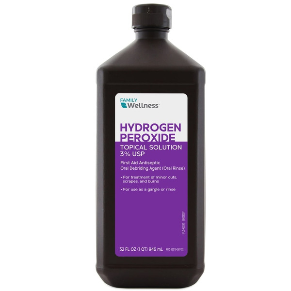 Family Wellness Hydrogen Peroxide Topical Solution 3% Usp First